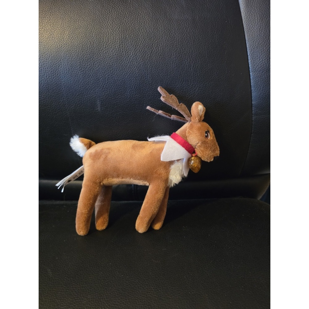 Elf On The Shelf Elf Pets 8" Reindeer Gold Heart Red Collar Stuffed Animal Plush